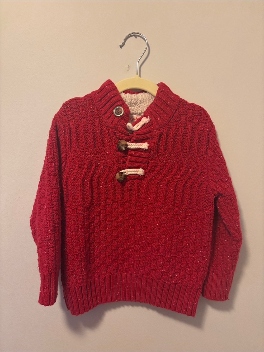 Cat & Jack Red Sweater 3T